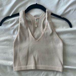 Free people crop tank size small